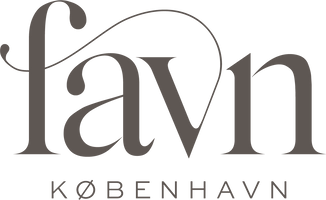 Favn København logo i brunlig nuance.
