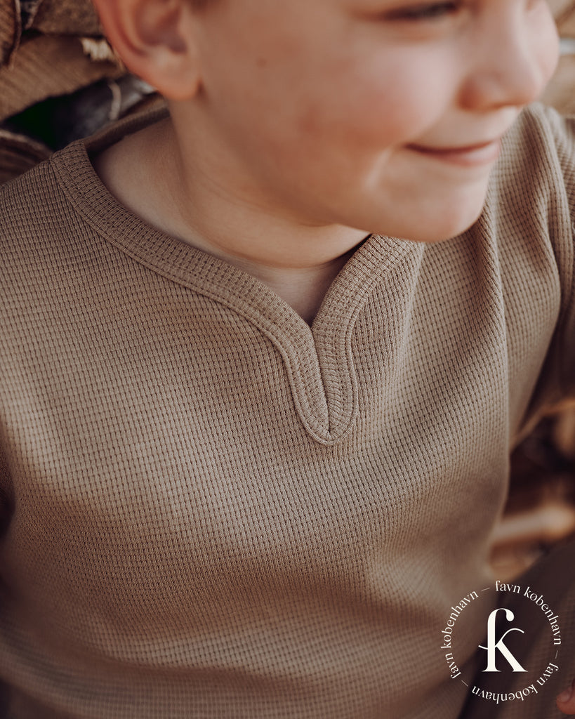 Bluse til børn i økologisk bomuld | nami | coriander
